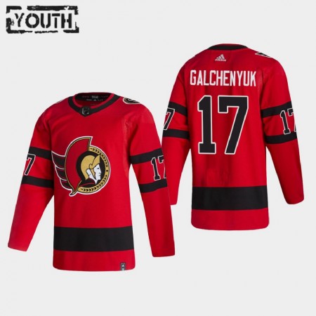 Barn Ishockey Ottawa Senators tröja Alex Galchenyuk 17 2020-21 Reverse Retro Authentic